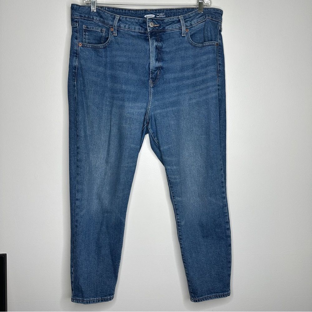Old Navy O.G Straight Blue  Mom‎ Jean